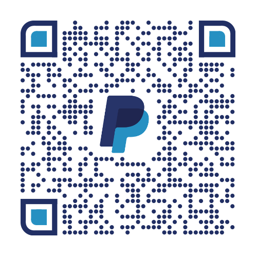 Paypal-QR-Code zum Spenden für die Kinderhilfe